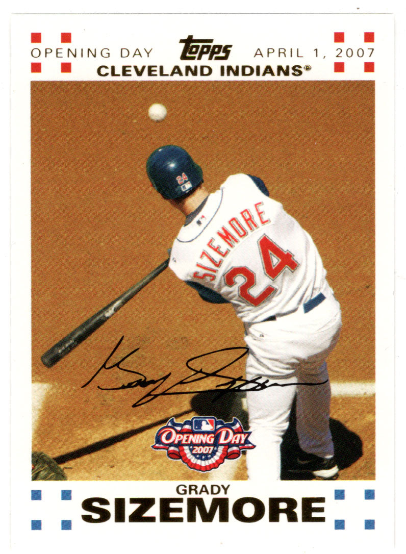  Grady Sizemore (Baseball Card) 2007 SPx - [Base] #13 :  Collectibles & Fine Art