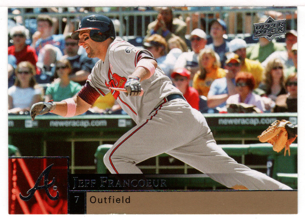 Jeff Francoeur - Atlanta Braves (MLB Baseball Card) 2009 Upper Deck # –  PictureYourDreams