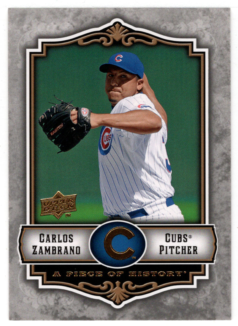 Carlos Zambrano, Cubs, MLB, hedshot