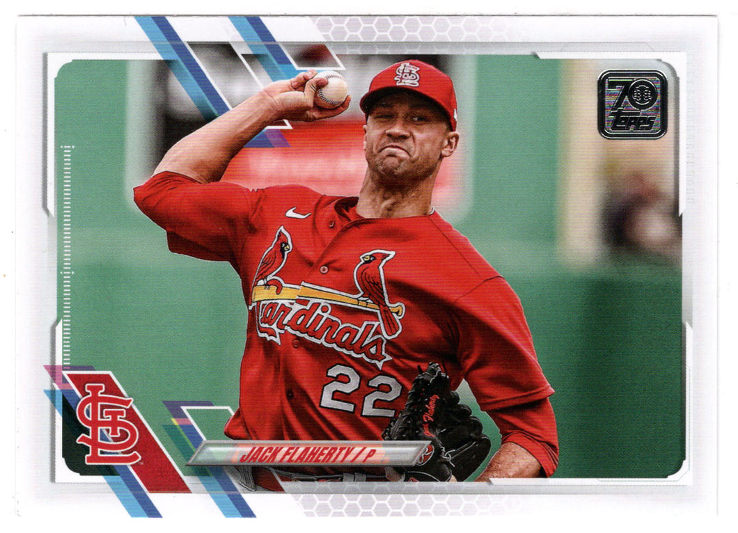 Saint Louis Cardinals Baseball Card Jack Flaherty Trading 