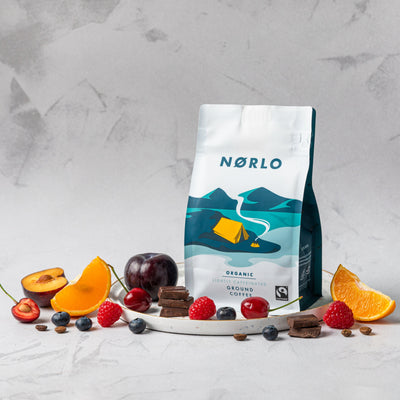 Norlo Organic 'Lightly Caf' Coffee Bags - Ground & Beans - NORLO