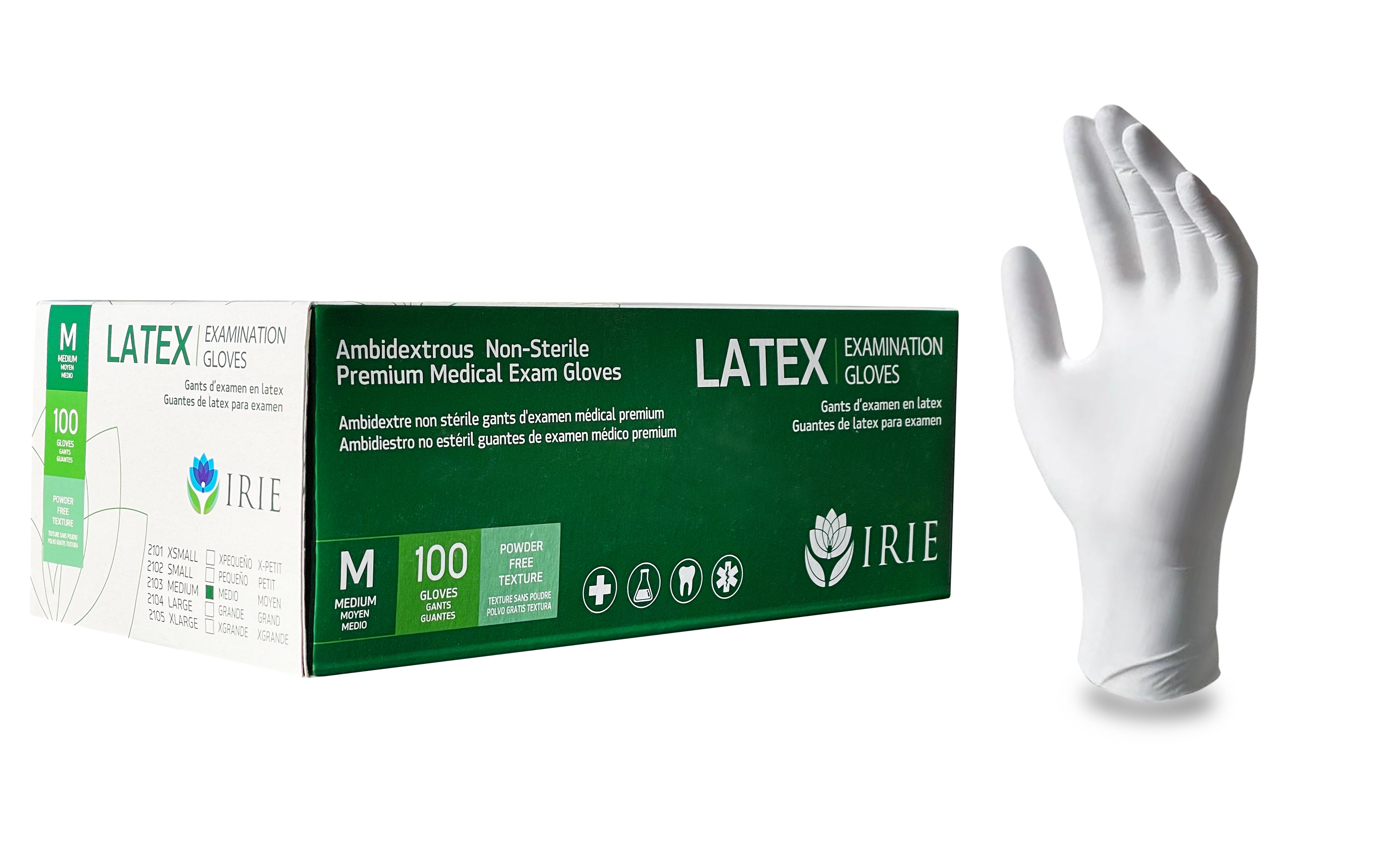 Latex Powder Free Gloves Disposable Latex Glove White Latex Glove