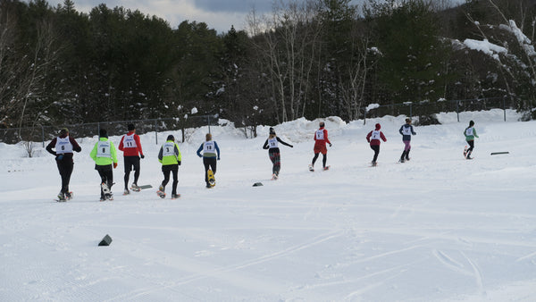 Snowshoe runners at Gore Nordic Center
