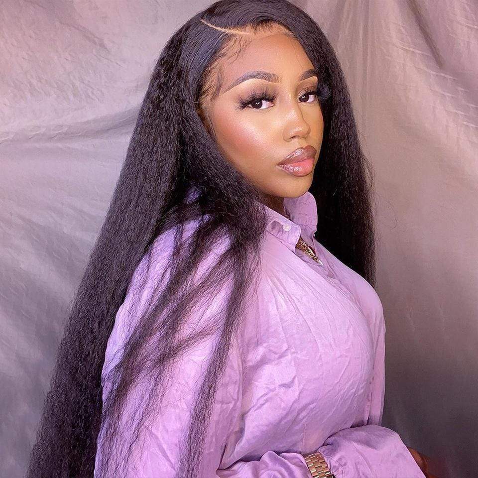 13X6 Lace Front Wig Deep Side Part Invisible Knots