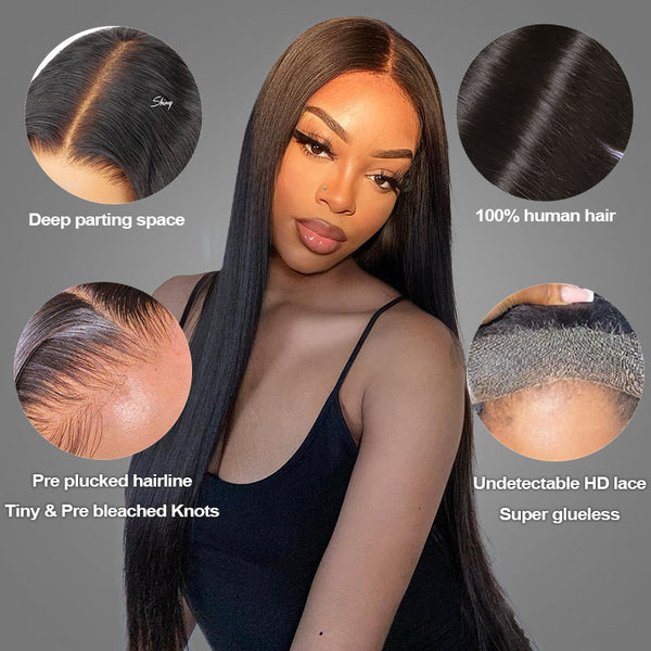 Serena | 5x5 Undetectable HD Lace Closure Wig Straight