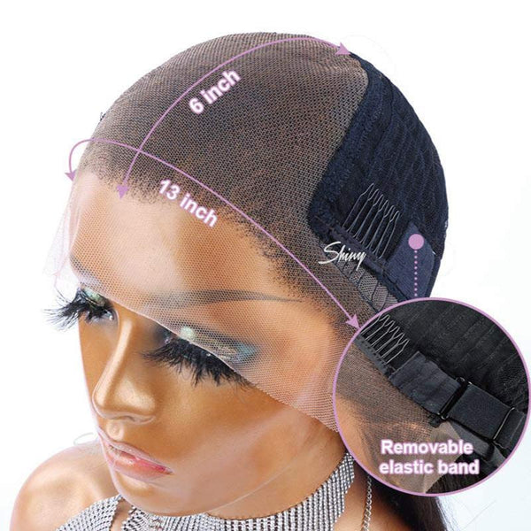 Yesenia | 13X6 Highlight Glueless Swiss Lace Frontal Wig Royal Wave