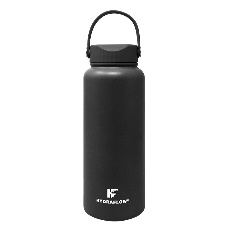  Hydrapeak Flow 32oz Insulated Water Bottle with Straw Lid,  Waterbottle, Metal Water Bottle, Insulated Stainless Steel Water Bottles,  BPA-Free & Leak-Proof, Straw and Handle (Aqua): Home & Kitchen