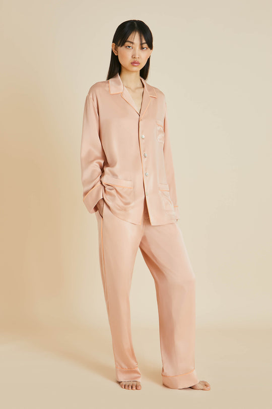 Dusty Pink Silk Pyjama Set – Sylk and Sleep Co.