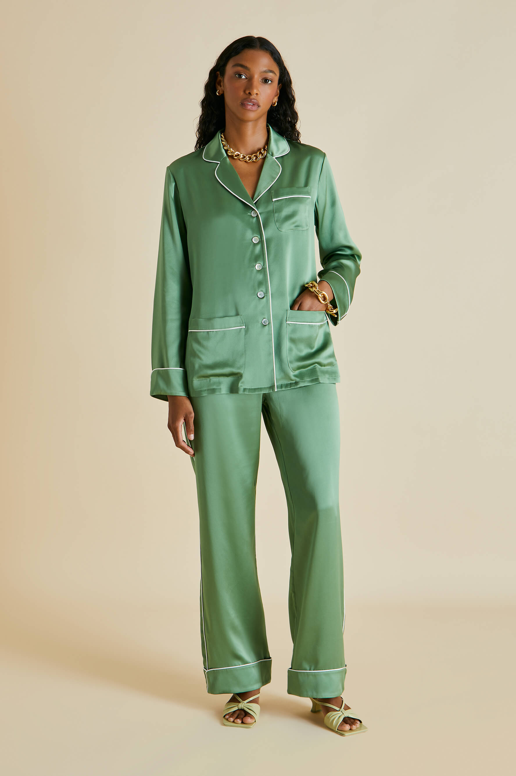 Olivia von Halle Ultimate Luxury Silk Pyjama Set