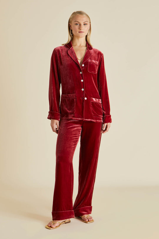 Pajamas > Chanel Women Velvet Pajamas