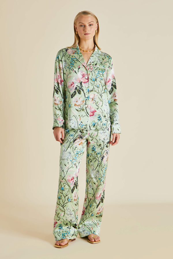 Tatum Leopard Print Pyjama Set – Olivia Rubin