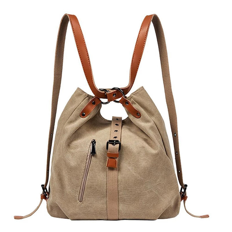 50% OFF TODAY: Renzono™ Canvas Backpack-Shoulder Bag with Extra Large