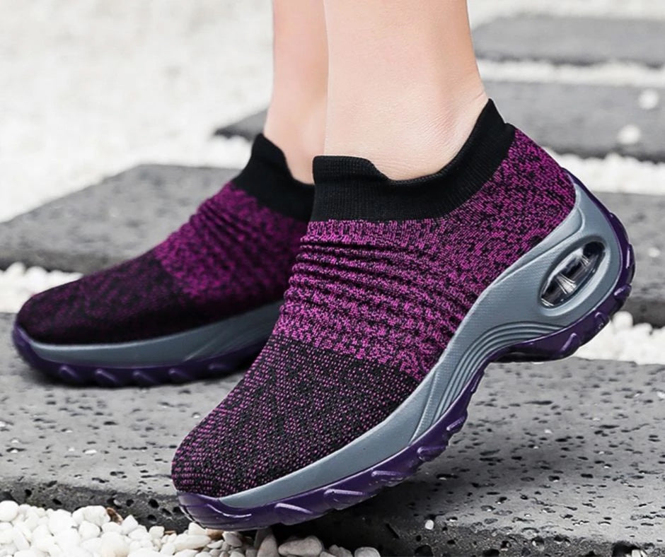 women's breathable air cushion sneakers