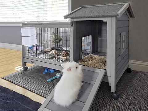 indoor rabbit cage