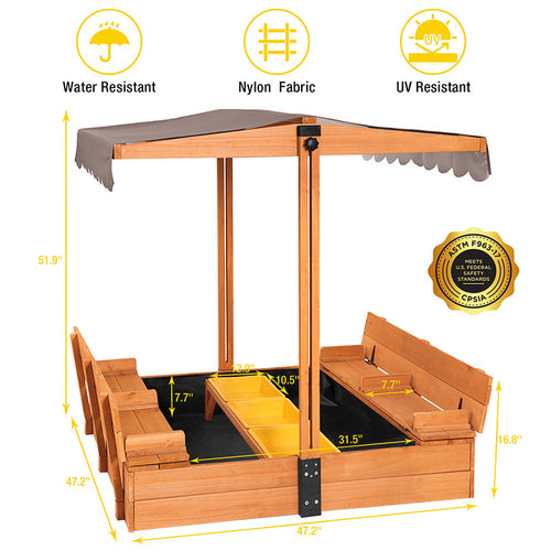 Sandbox Storage Shelf