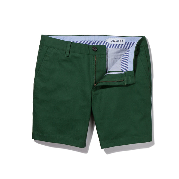Bleecker - Green Japanese Canvas Shorts - Jomers