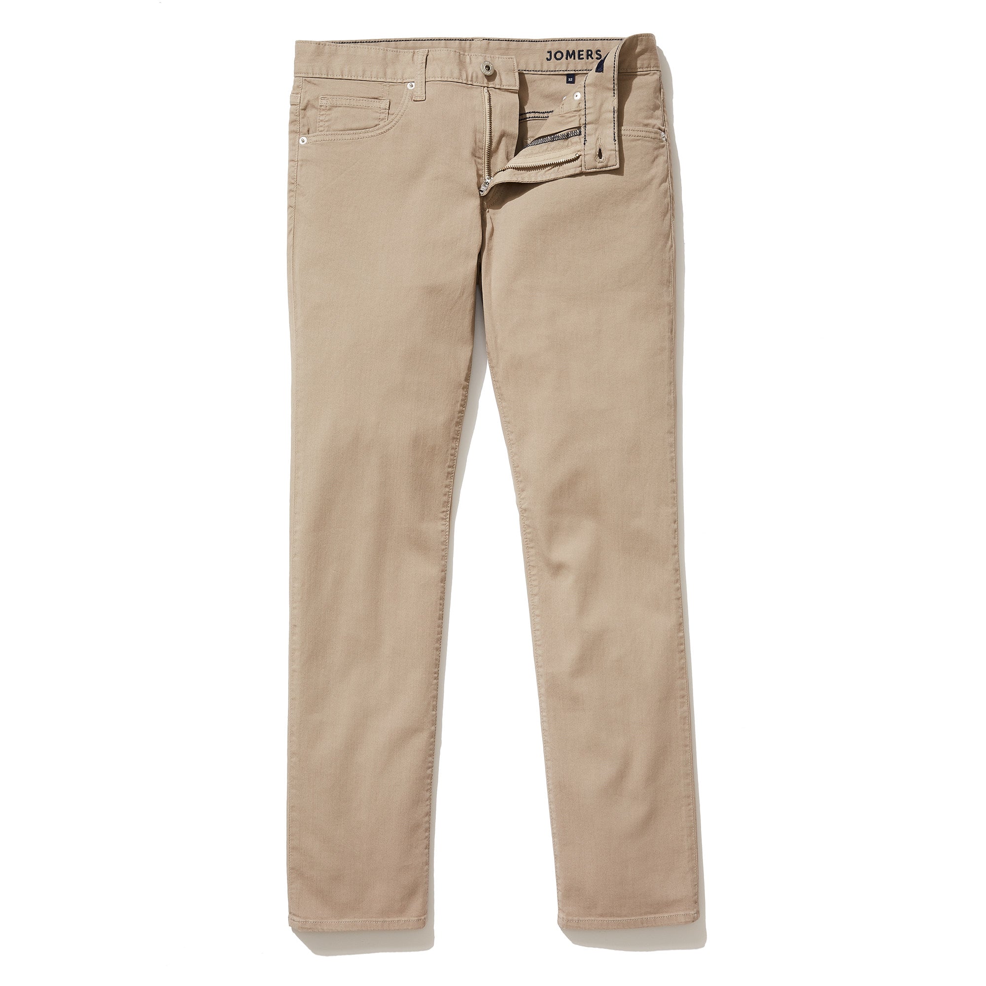 Calabria (Slim) - Khaki Italian Travel Jeans - Jomers