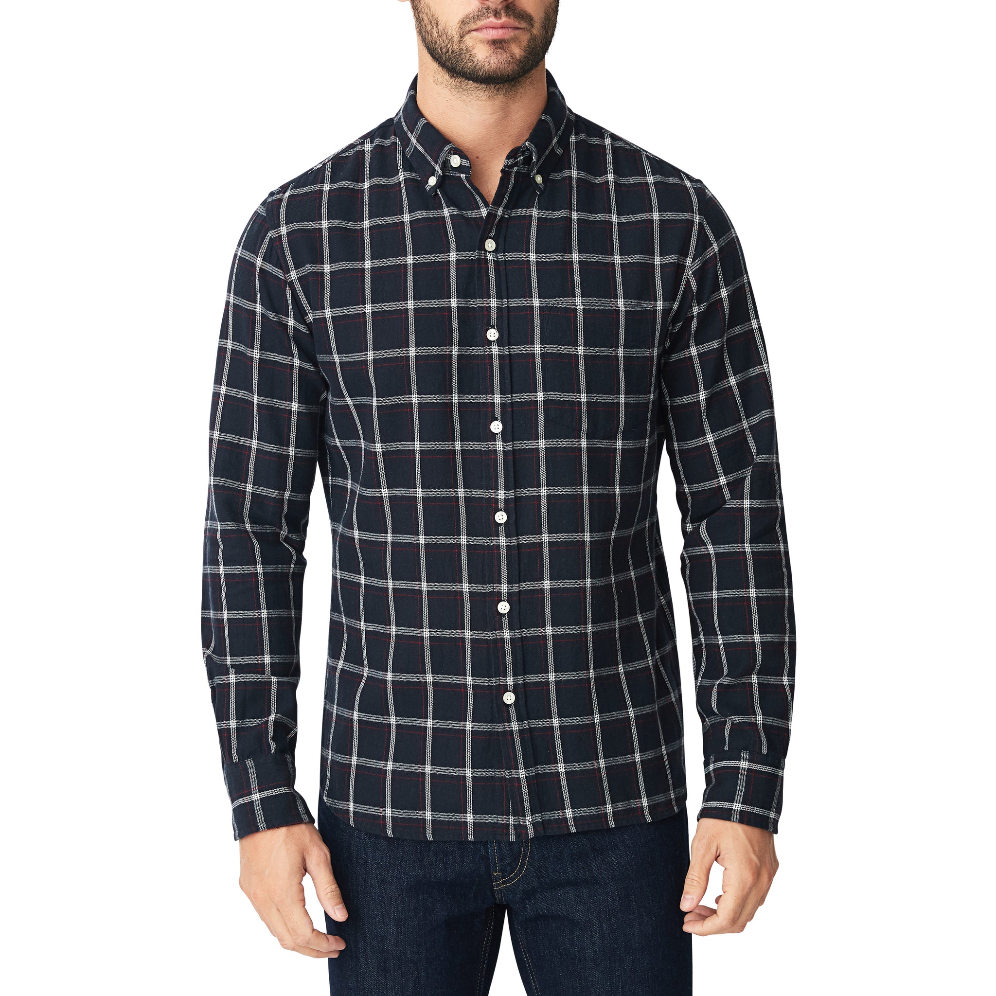 Japanese Shaggy Flannel Shirt - Piner Check - Jomers