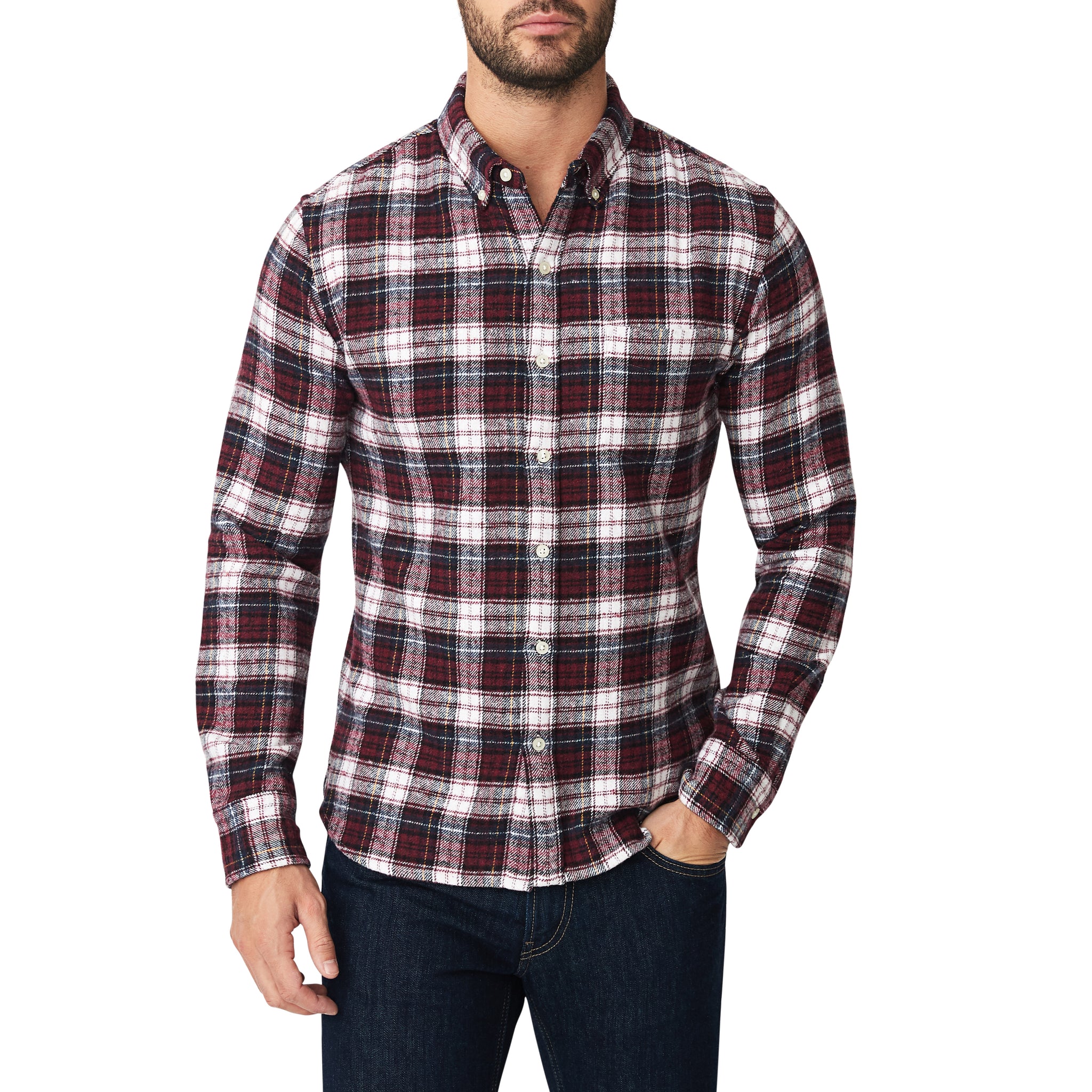 Japanese Shaggy Flannel Shirt - Sutton Plaid - Jomers