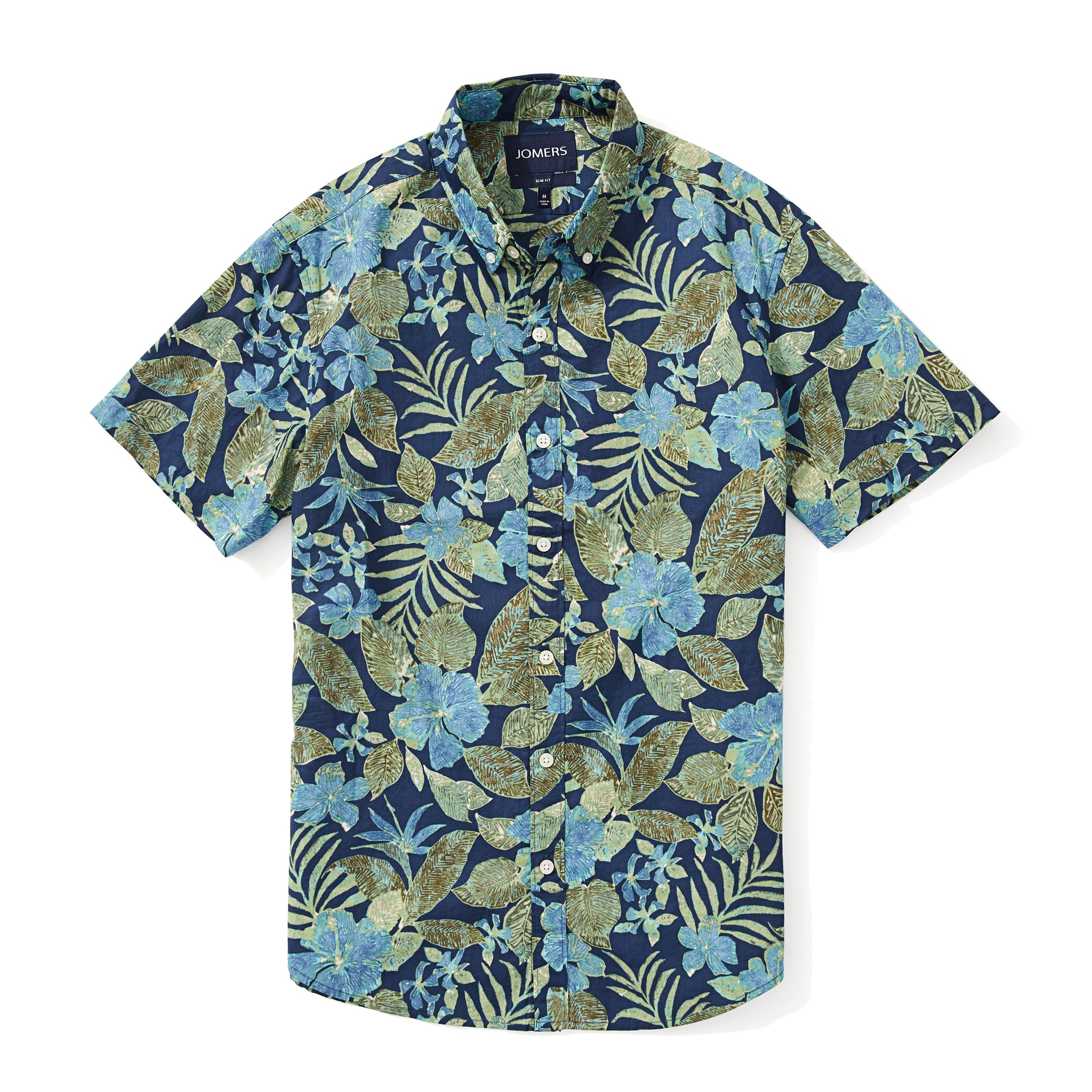 Italian Short Sleeve Shirt - Spargi Floral Print - Jomers