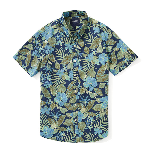 Italian Short Sleeve Shirt - Spargi Floral Print - Jomers