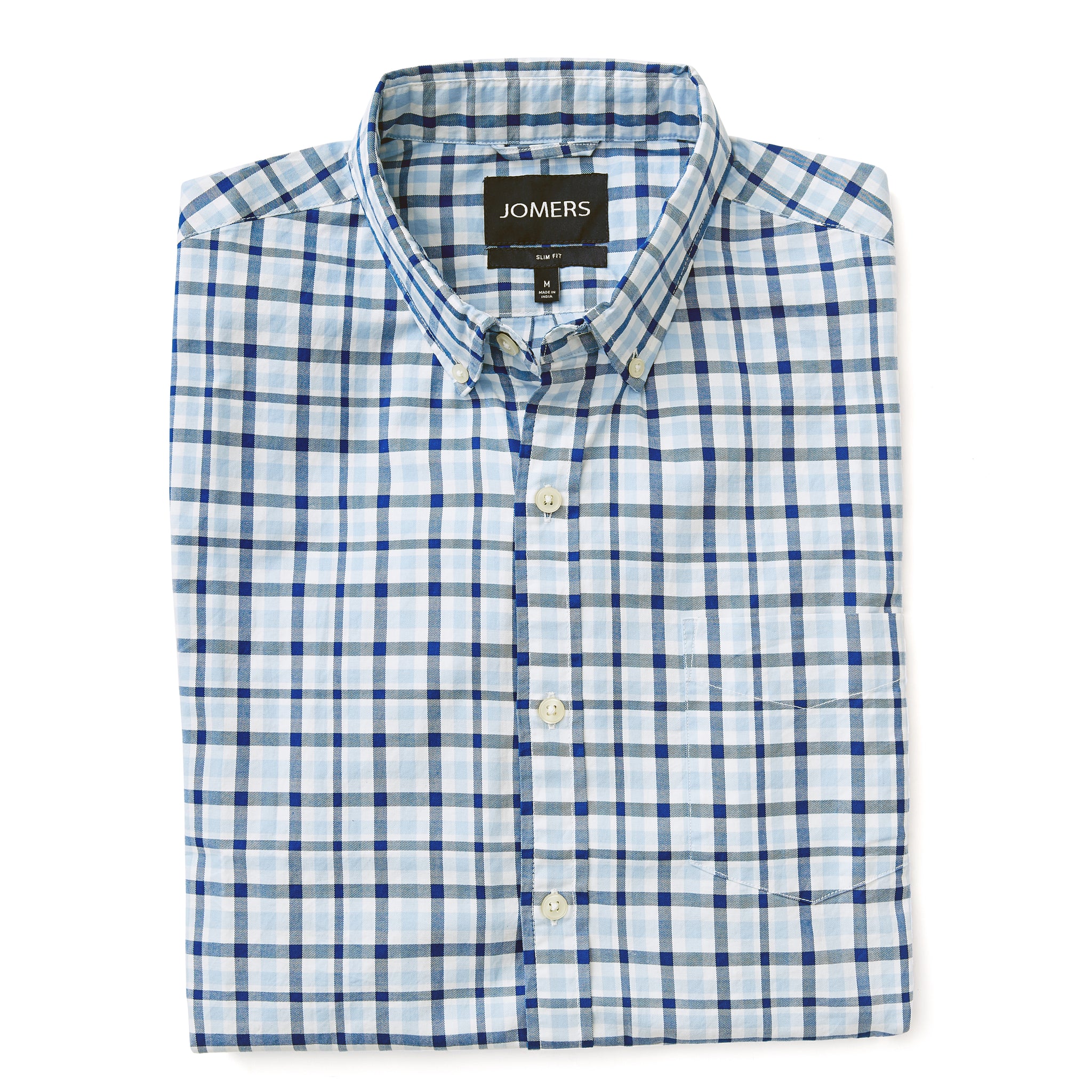 Washed Button Down Shirt - Canterbury Check - Jomers