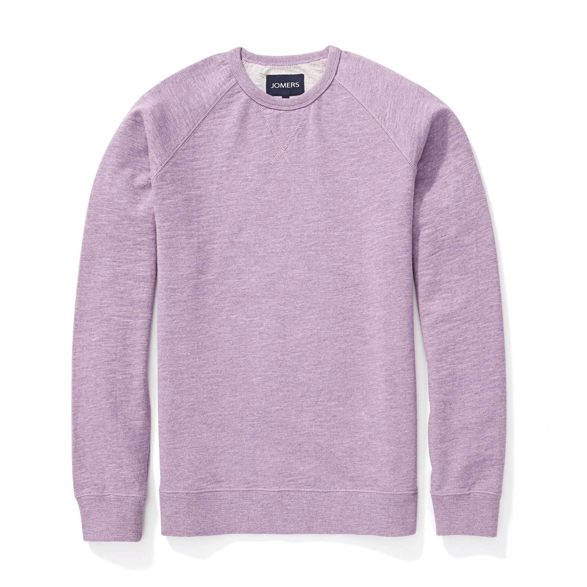 French Terry Sweatshirt - Heather Purple - Jomers