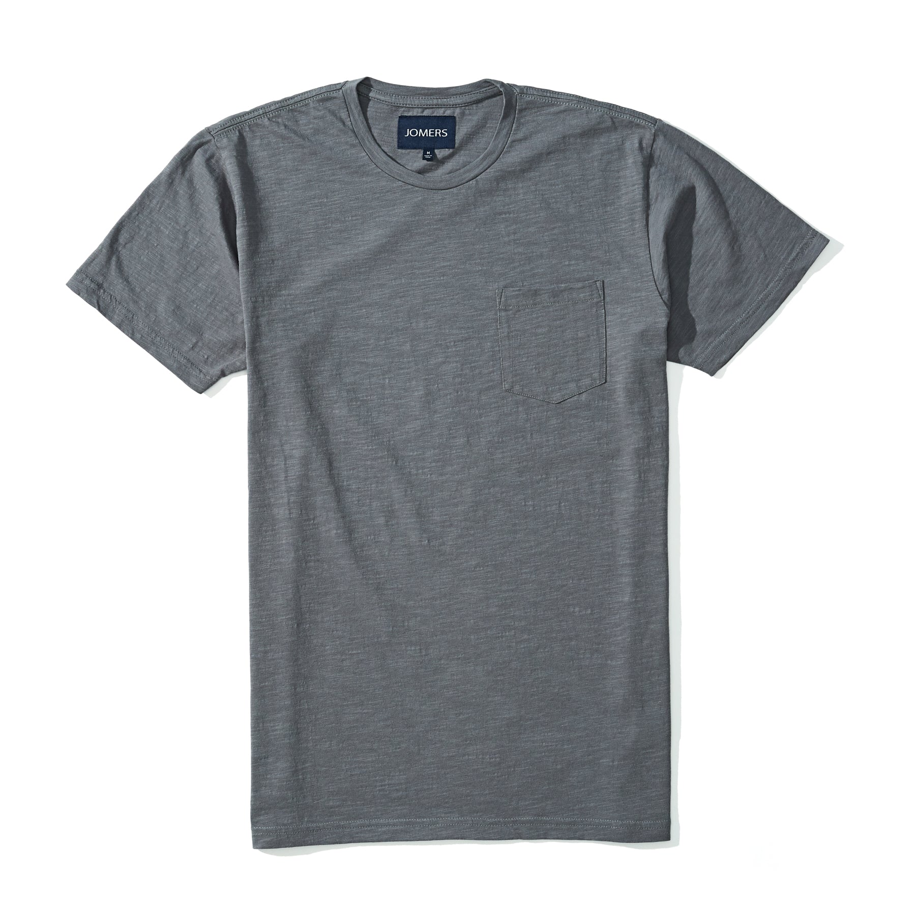 Aldrich - Gray Pima Slub Tee - Jomers