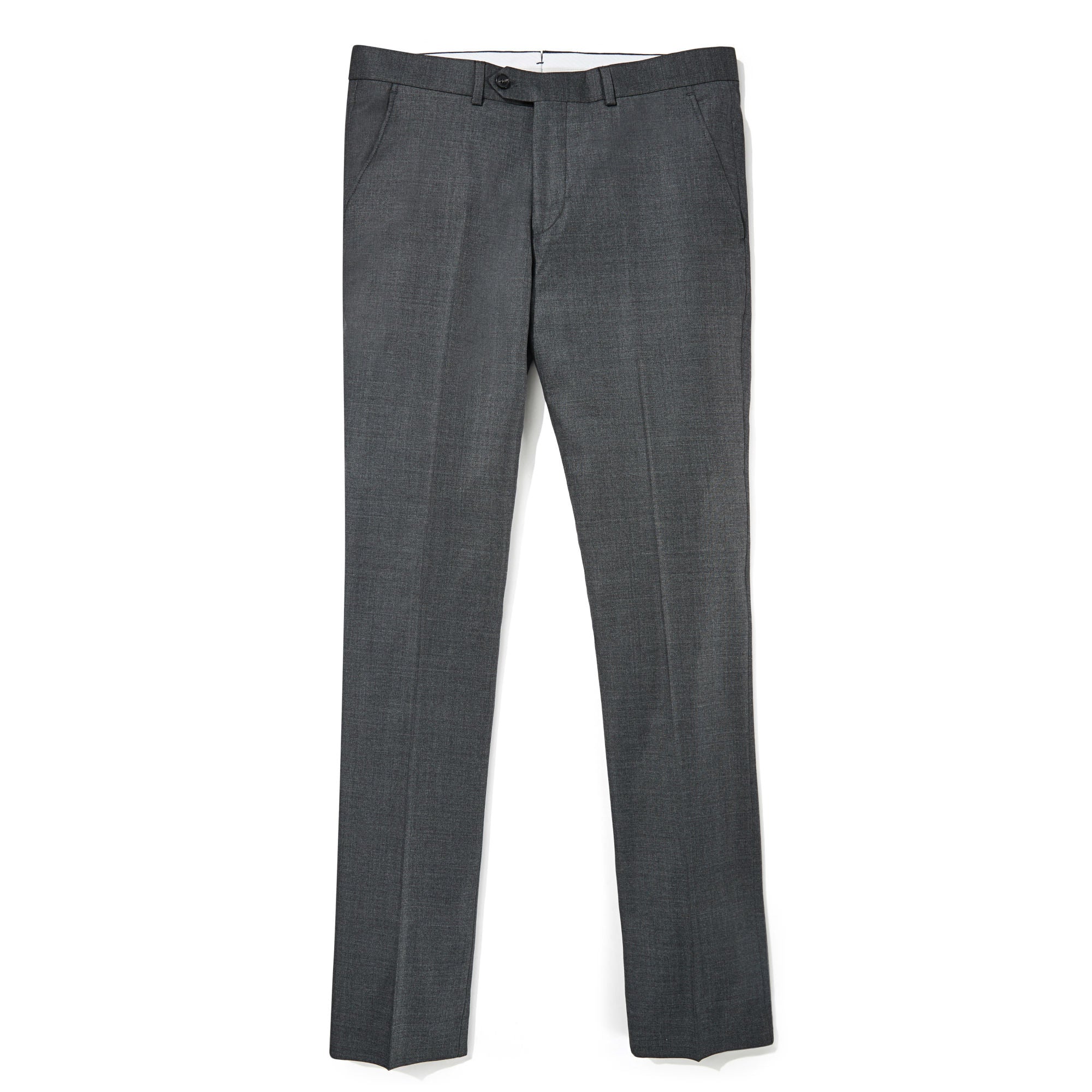 Italian Wool Dress Pants - Dark Gray Sharkskin - Jomers