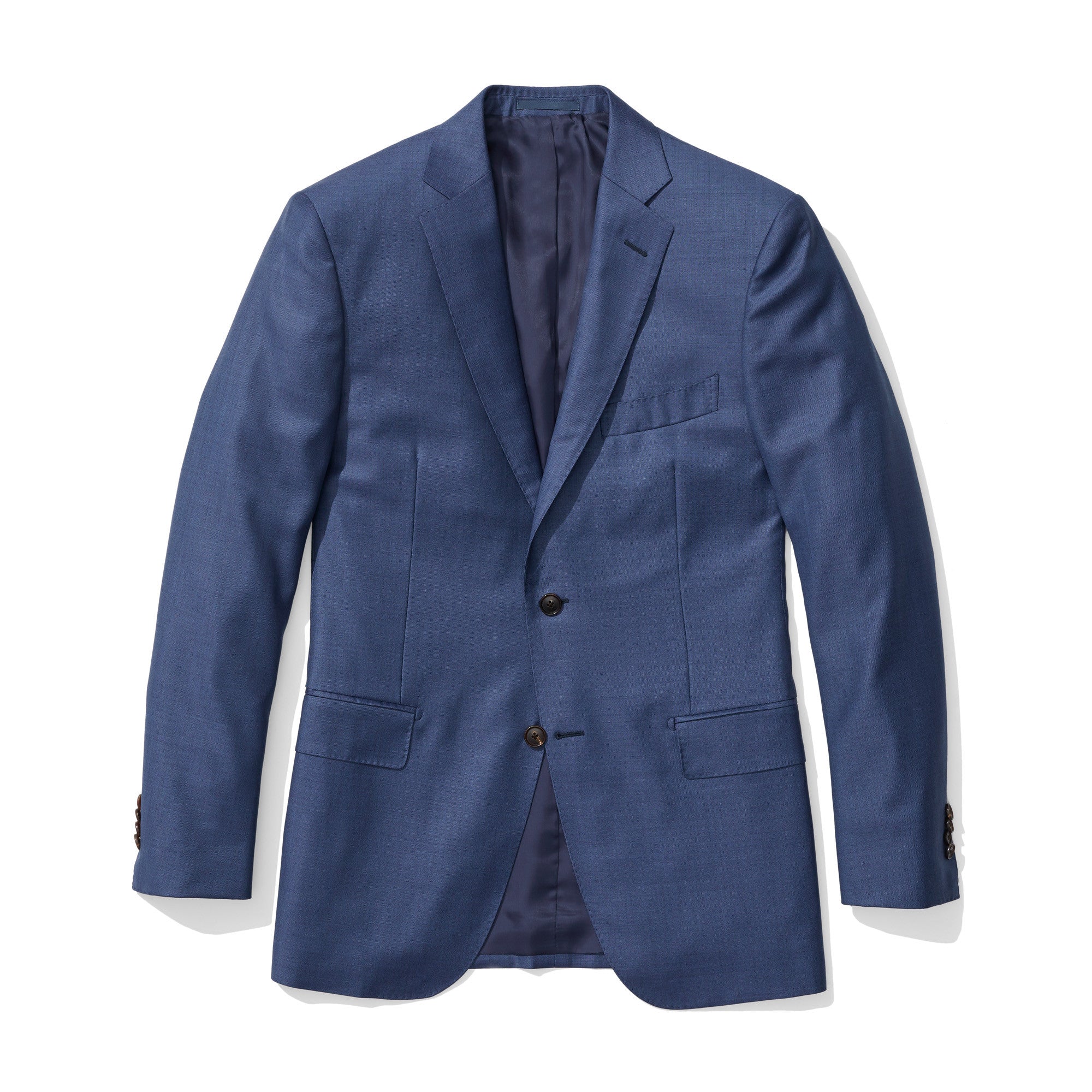 Murray - Blue Sharkskin Italian Wool Suit - Jomers