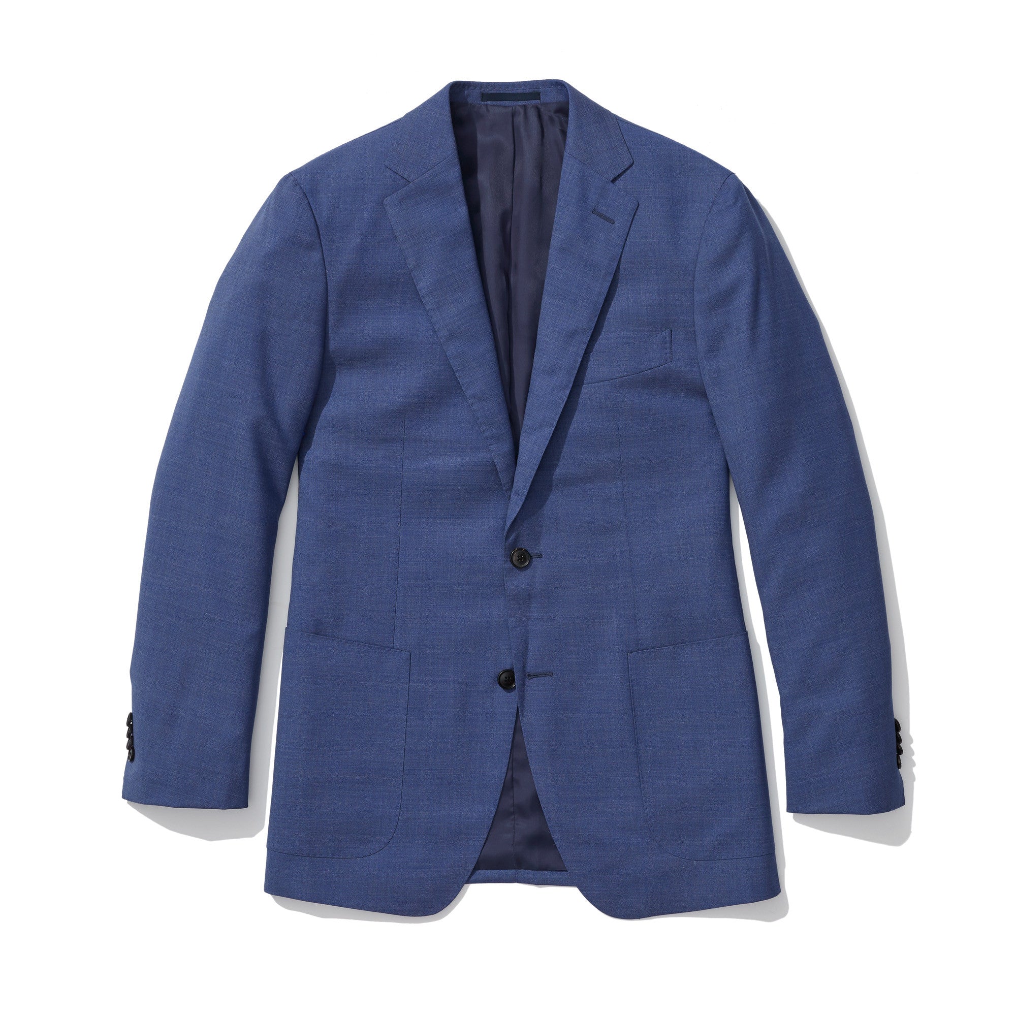 Harrison - Blue Patch Pocket Italian Wool Suit - Jomers
