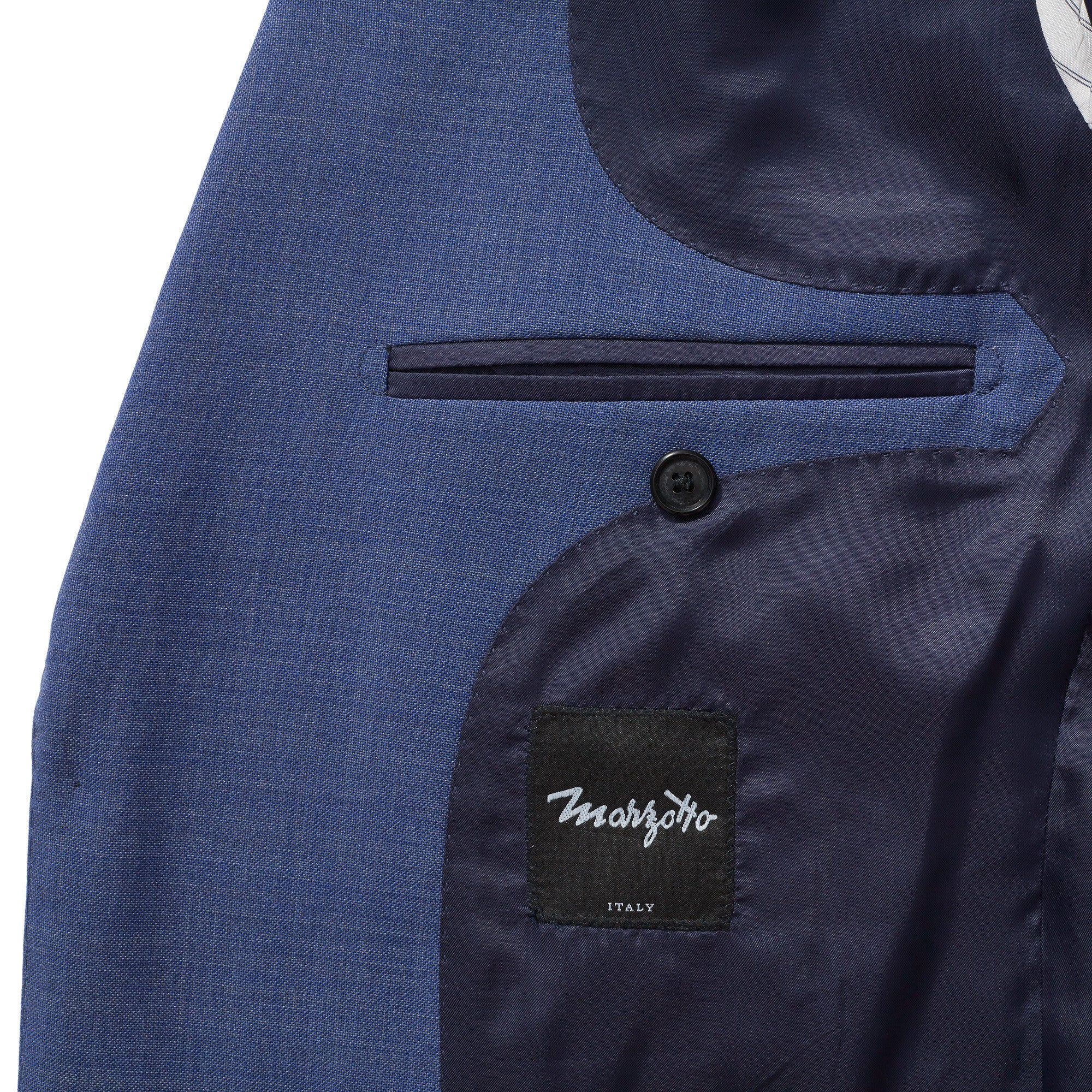 Harrison - Blue Patch Pocket Italian Wool Suit - Jomers