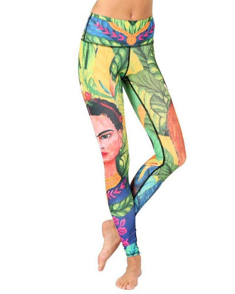 Yoga Democracy Fortune Teller Printed Legging - Mukha Yoga