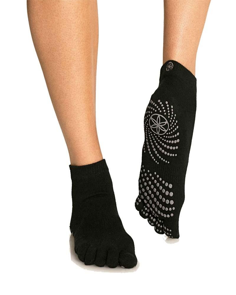 Gaiam Toeless Yoga Socks - Mukha Yoga