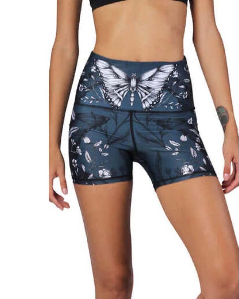 Active by Anna-Kaci High Waisted Biker Shorts - Mukha Yoga