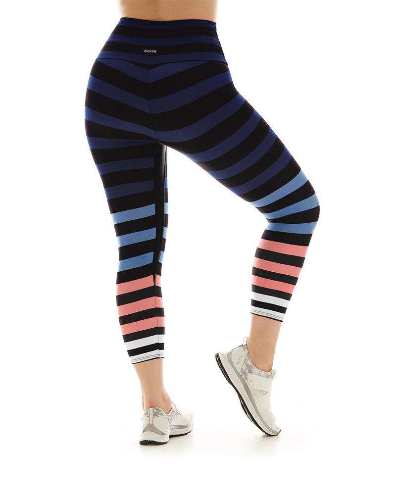 K-Deer legging. Capri length. High waist. Size