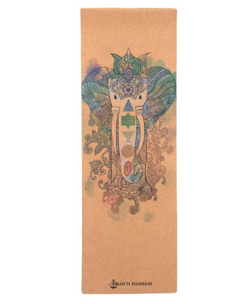 Yoloha Earth Rest Aura Cork Yoga Mat + Plant Foam - Mukha Yoga