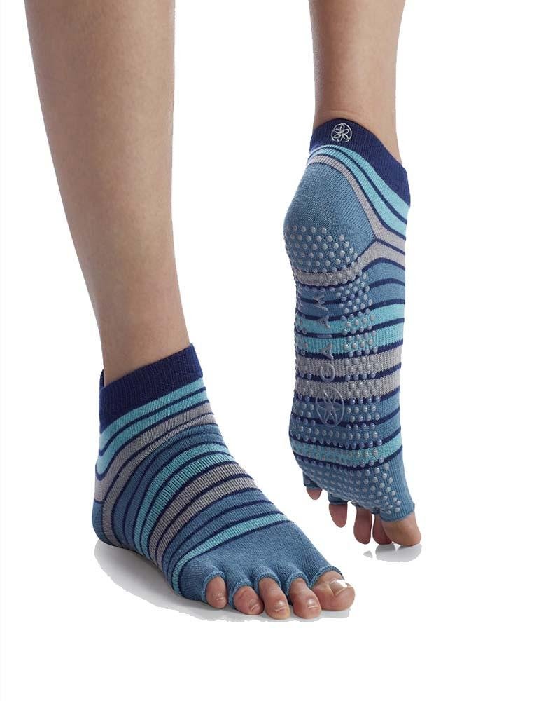 gaiam toeless yoga socks