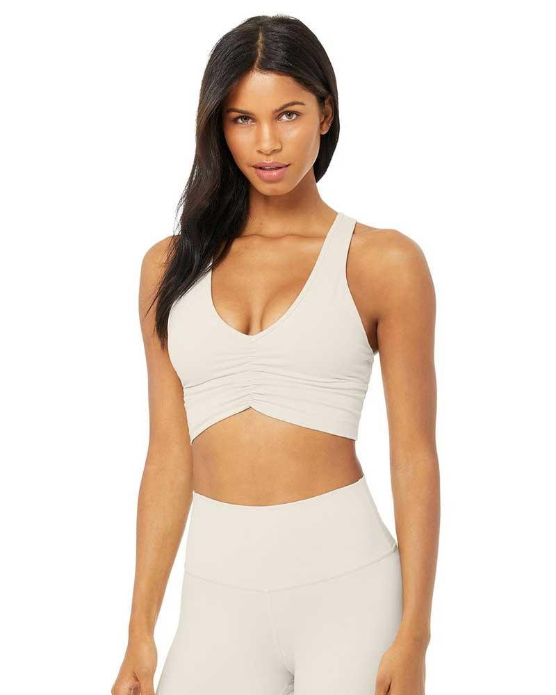 SALE - Alo Yoga Sunny Strappy Bra White *defect product