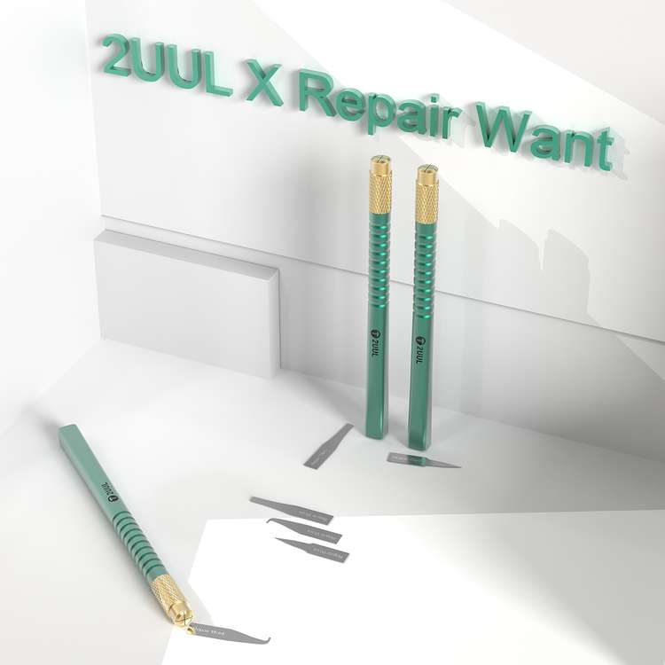 2UUL * Repair Want DA12 YCS 3 in 1 Blades Set for IC Disassemble