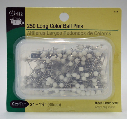 Dritz Color Ball Pins-Size 17 100/PKG