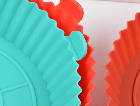 Panier de Cuisson en Silicone pour Friteuse sans Huile (14x17x4,6 cm)