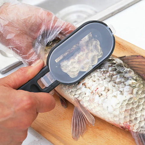 Brosse à Écailler le Poisson 2 en 1