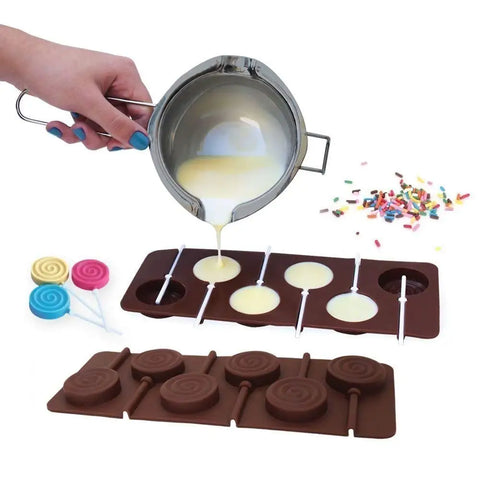 Moule à chocolat Silicone - Sucette Lolipop