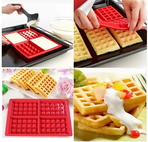 Moule à Gaufre en Silicone