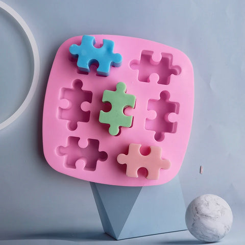 Moule à Gâteau Silicone - Pièces de Puzzle