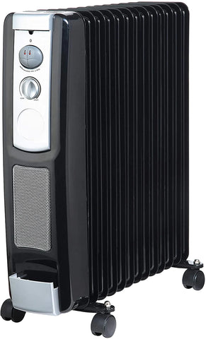 Geepas Oil Filledradiat Heater, Black: