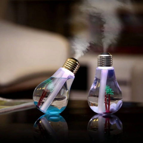 USB 7 Colors Bulb Night Light Ultrasonic Humidifier