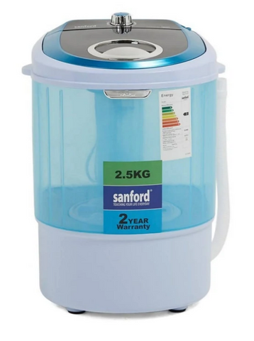 Sanford Portable Washing Machine 2.5kg Blue