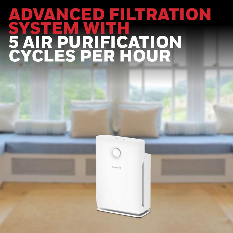 Honeywell Air Touch V3 Air Purifier With H13 HEPA Filter Activated Carbon Filter White
